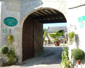 The XVIIIth. Century entrance to our Loire Gites